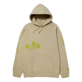 HUF BUDDY BLOOM P/O HOODIE-BEIGE