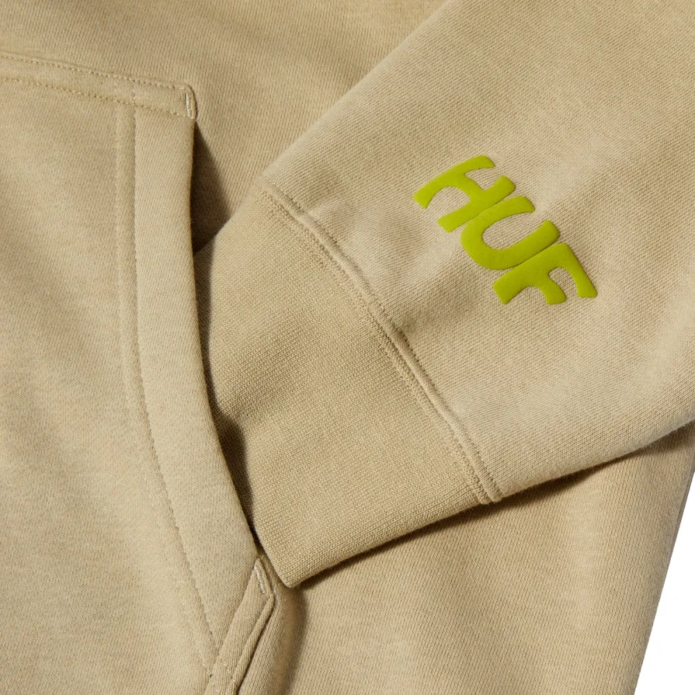 HUF BUDDY BLOOM P/O HOODIE-BEIGE