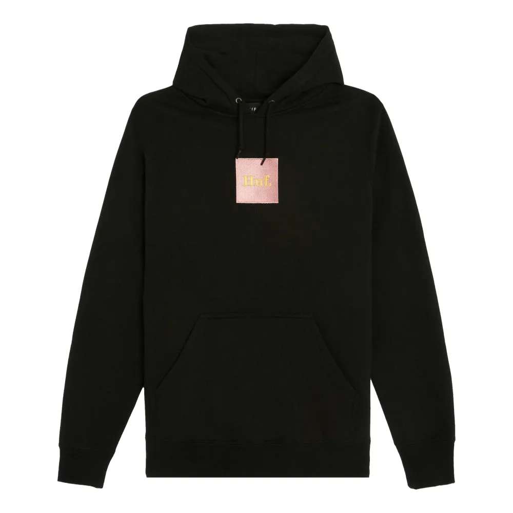 HUF DOMESTIC BOX EMB P/O HOODIE-BLACK