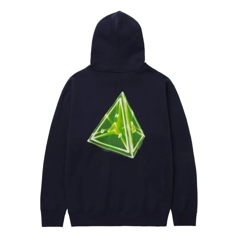 HUF TESSERACT TT P/O HOODIE-NAVY