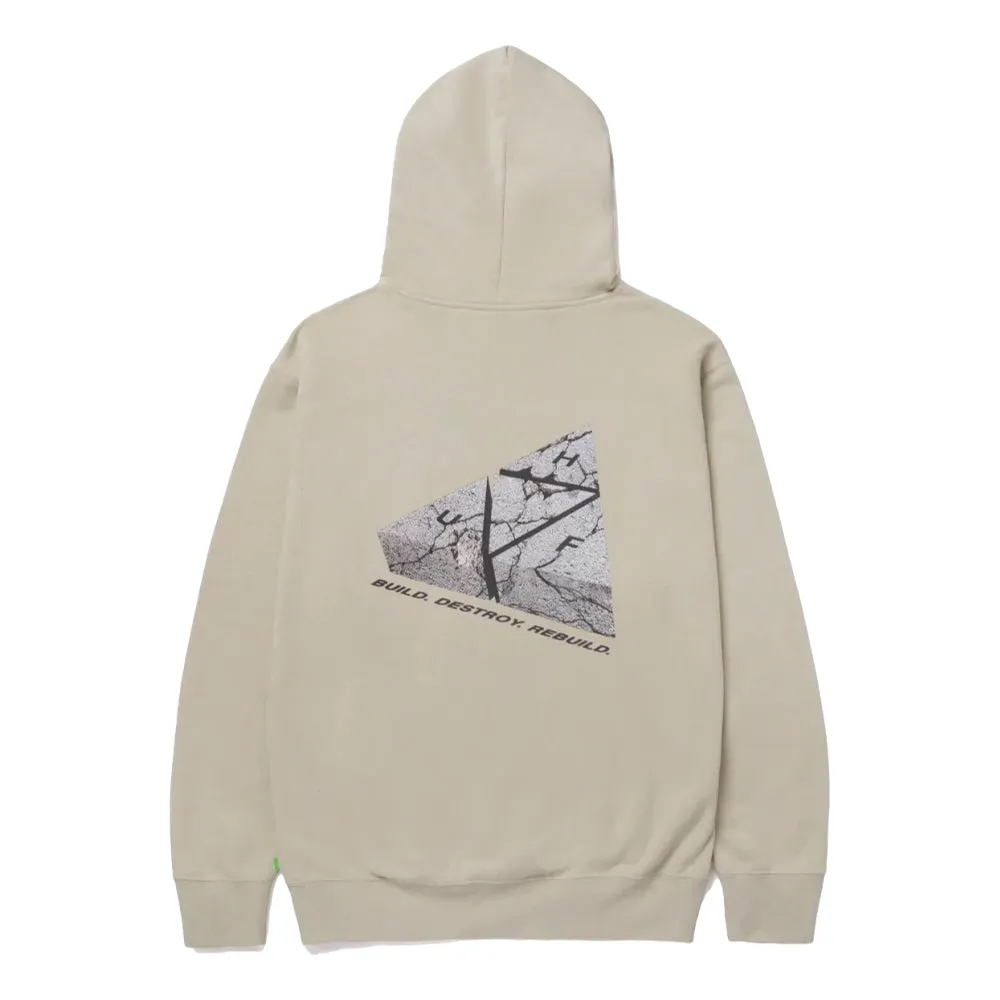 HUF WITHSTAND TT P/O HOODIE-SAND