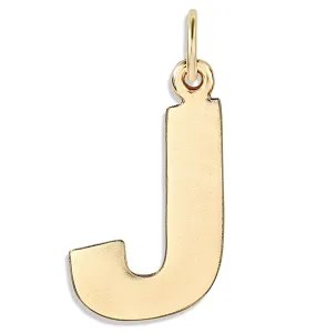 J Cutout Letter Charm