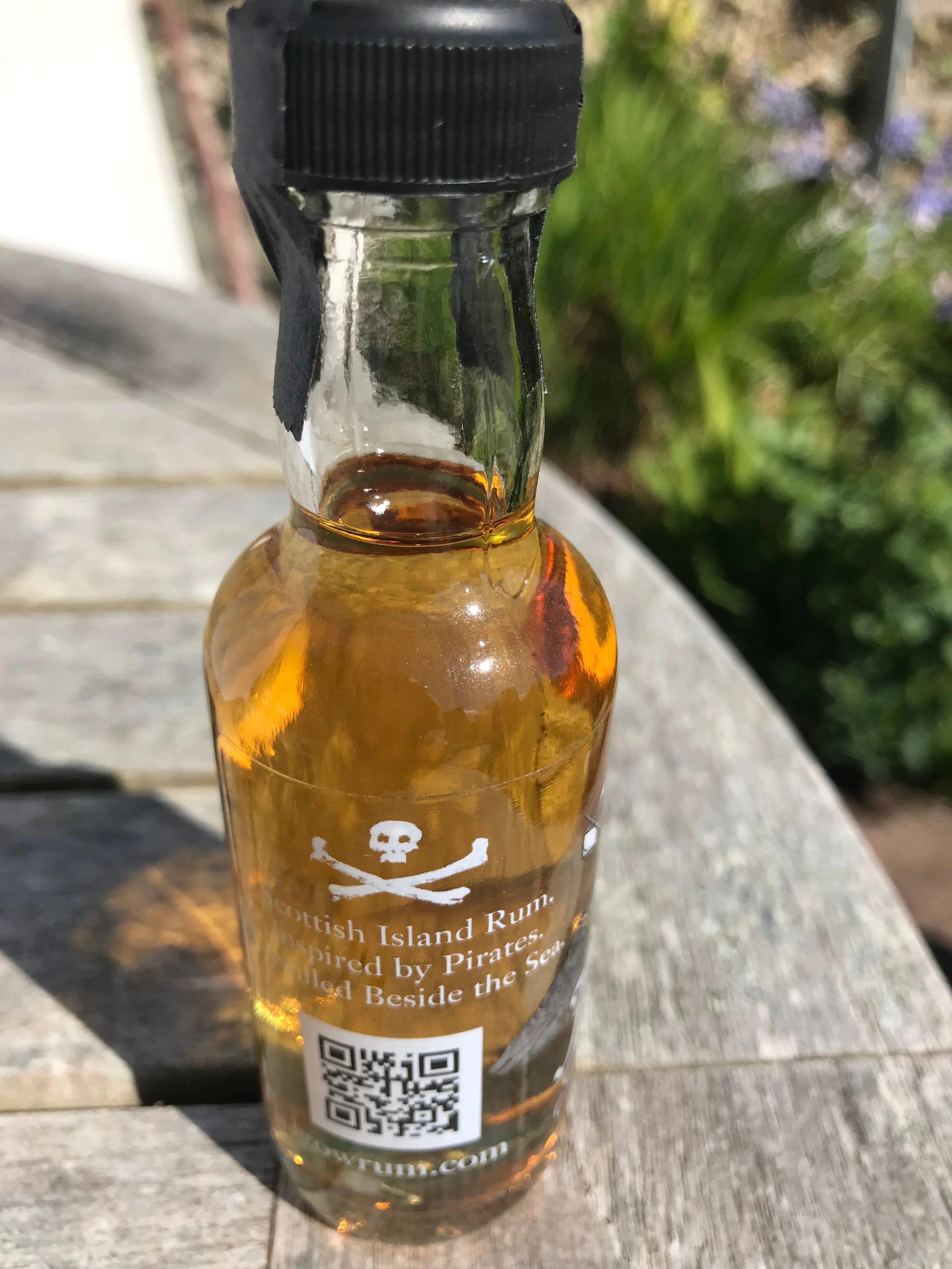 J Gow Rum 5cl Miniature