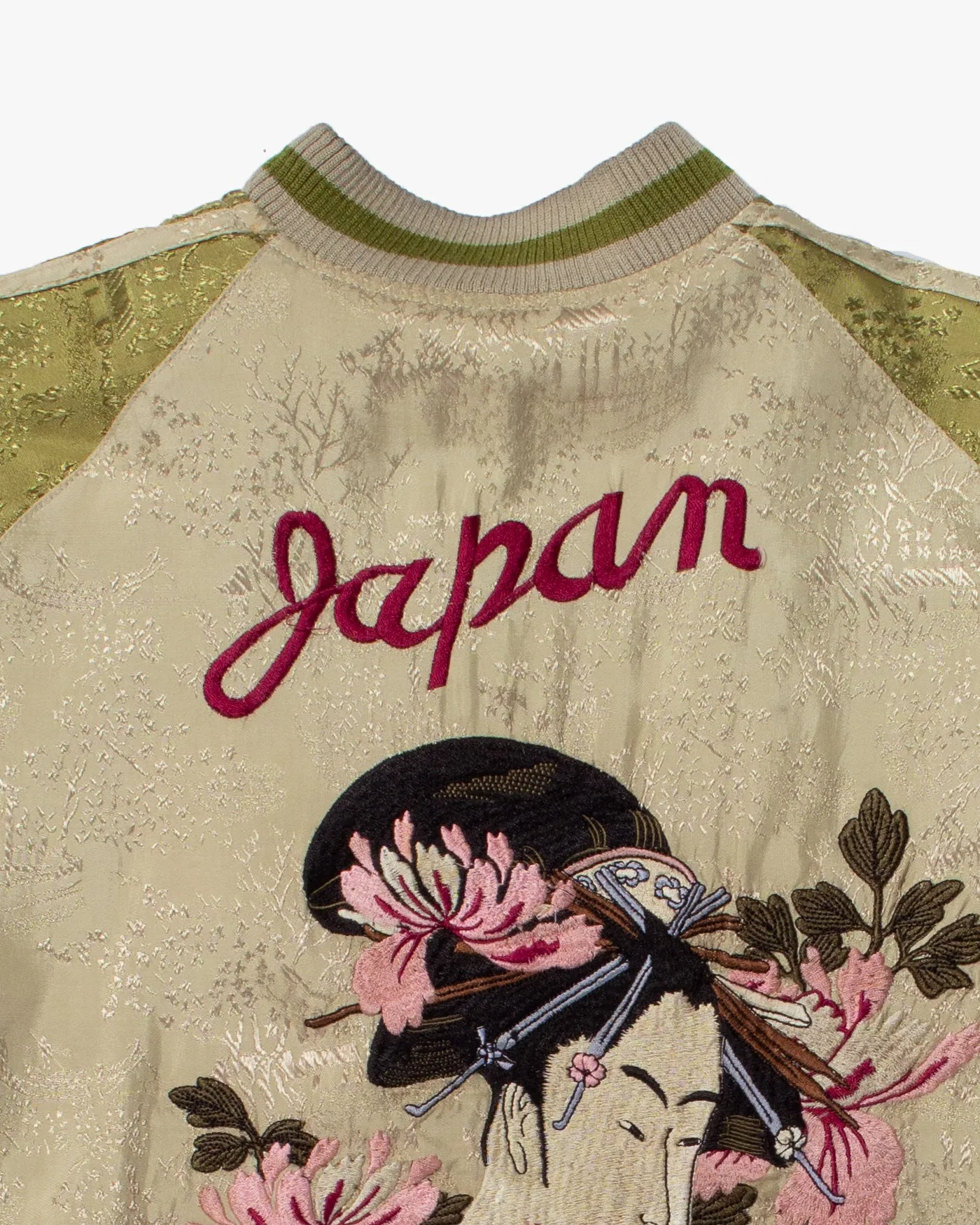 Japanese Repro Souvenir Jacket, Reversible, Fish and Guy - XS