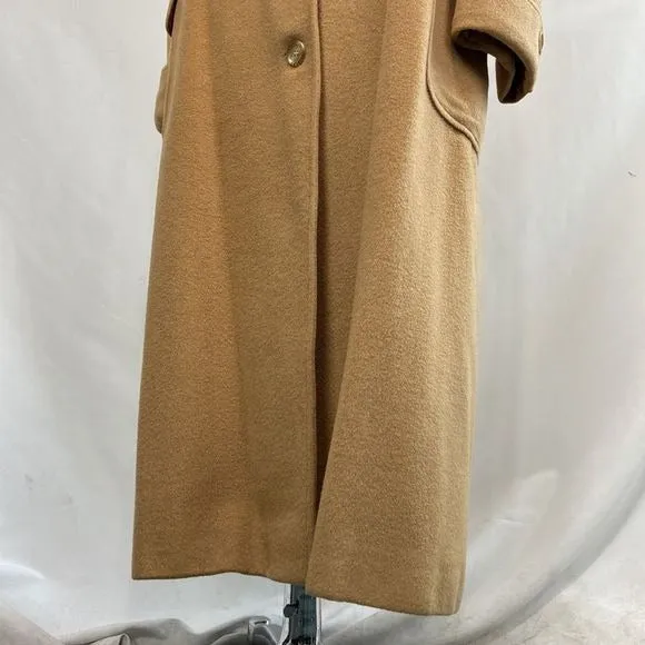 JPercyfor Marvin Richards Tan Camel Wool Long Coat