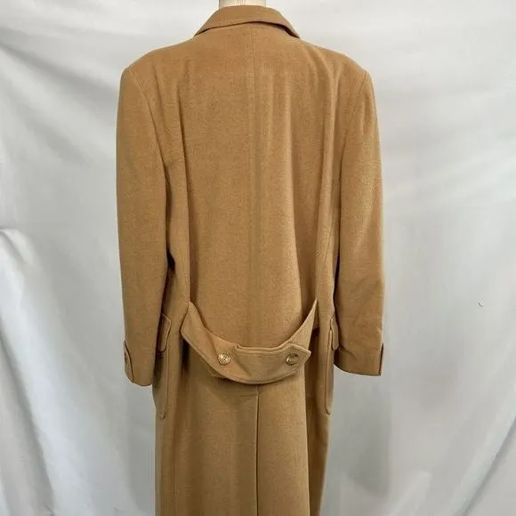 JPercyfor Marvin Richards Tan Camel Wool Long Coat