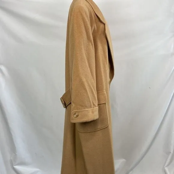 JPercyfor Marvin Richards Tan Camel Wool Long Coat