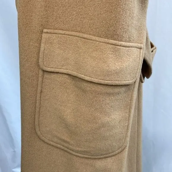 JPercyfor Marvin Richards Tan Camel Wool Long Coat