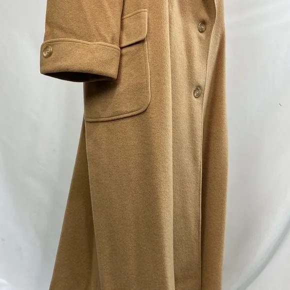 JPercyfor Marvin Richards Tan Camel Wool Long Coat