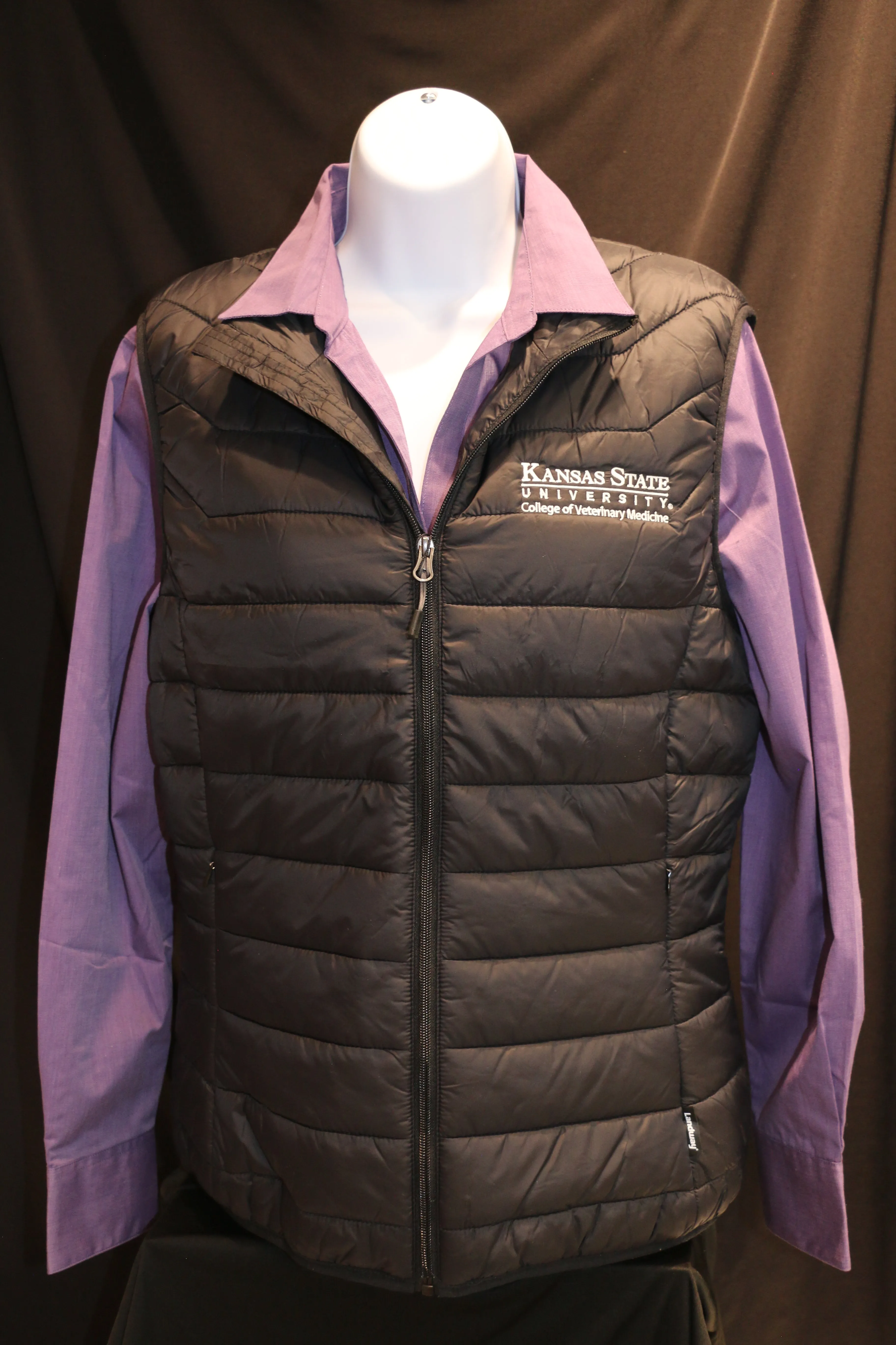 Ladies Landway Puffer Vest Black