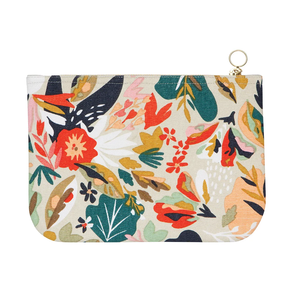 Large Cotton Zipper Pouch