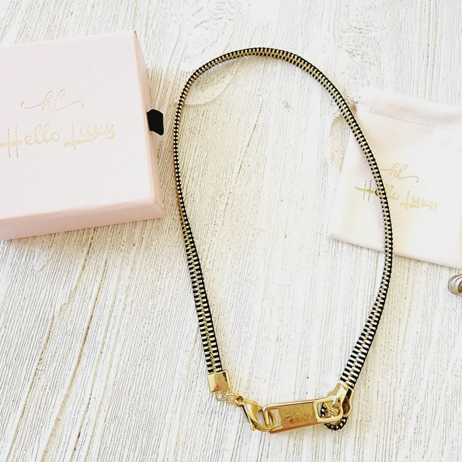 Lux Zipper Necklace