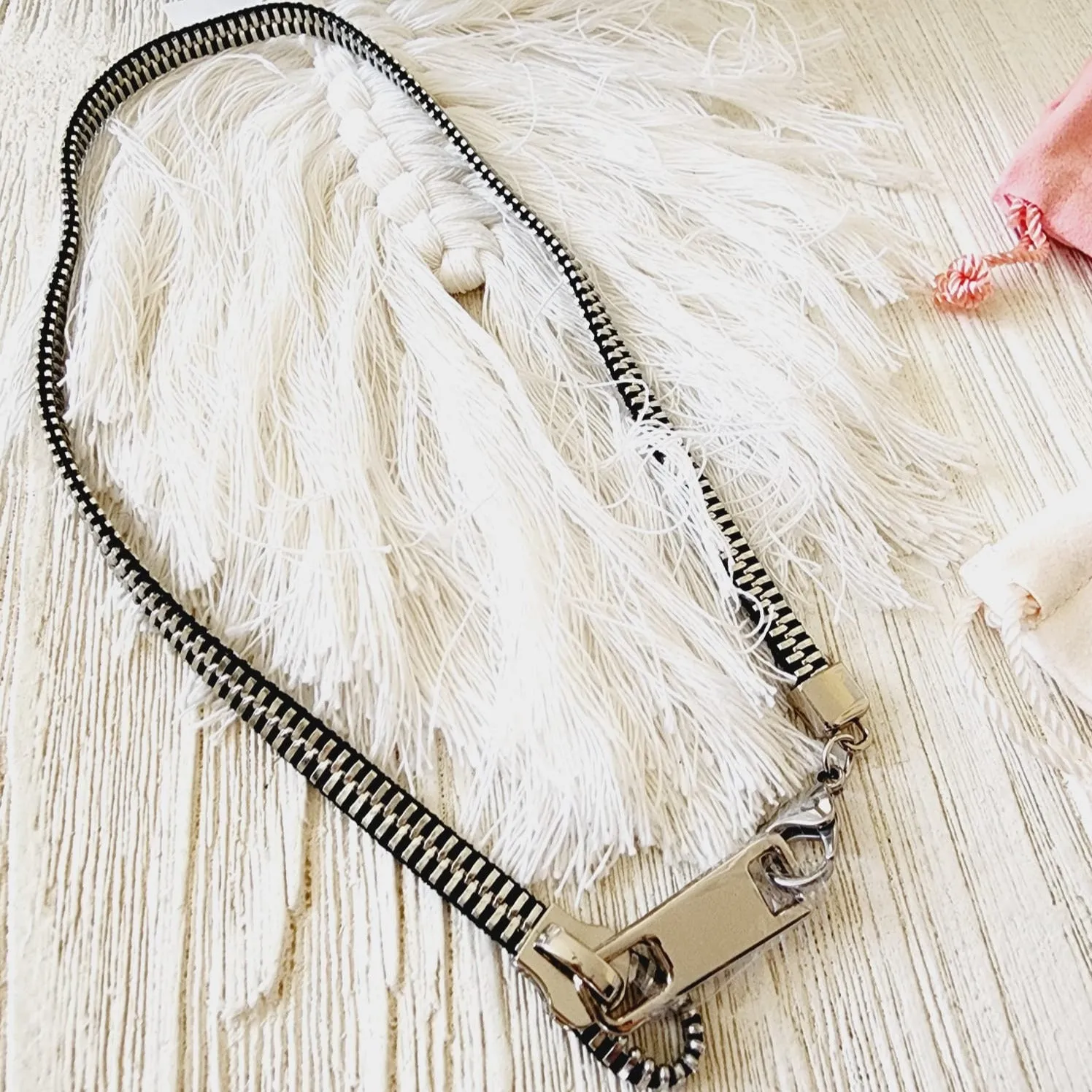 Lux Zipper Necklace