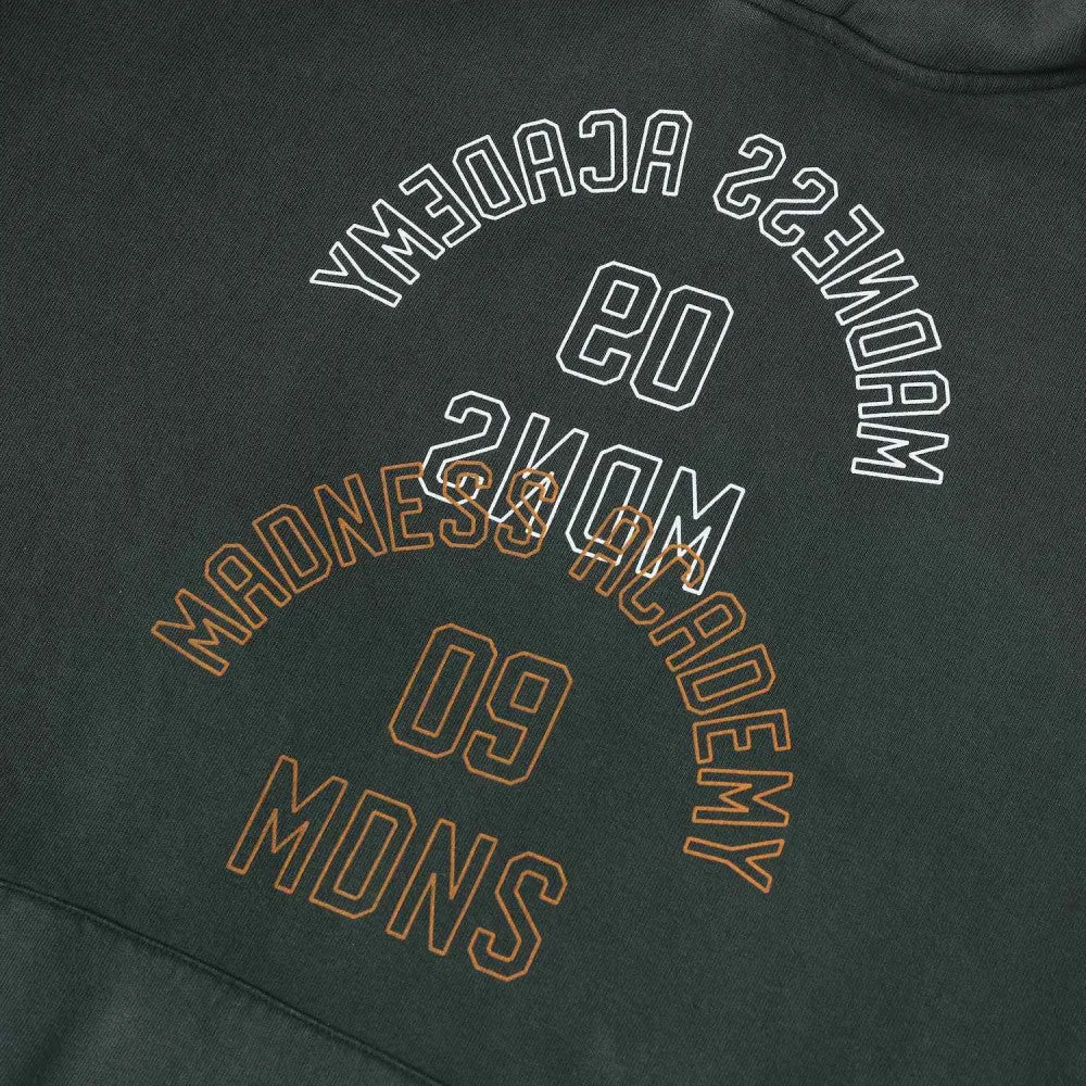 MADNESS MADNESS WASHED HOODIE-GREEN