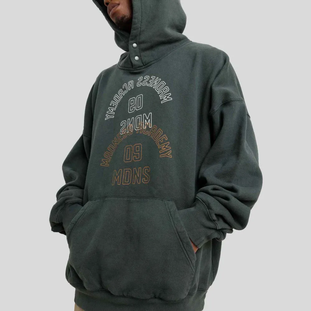 MADNESS MADNESS WASHED HOODIE-GREEN