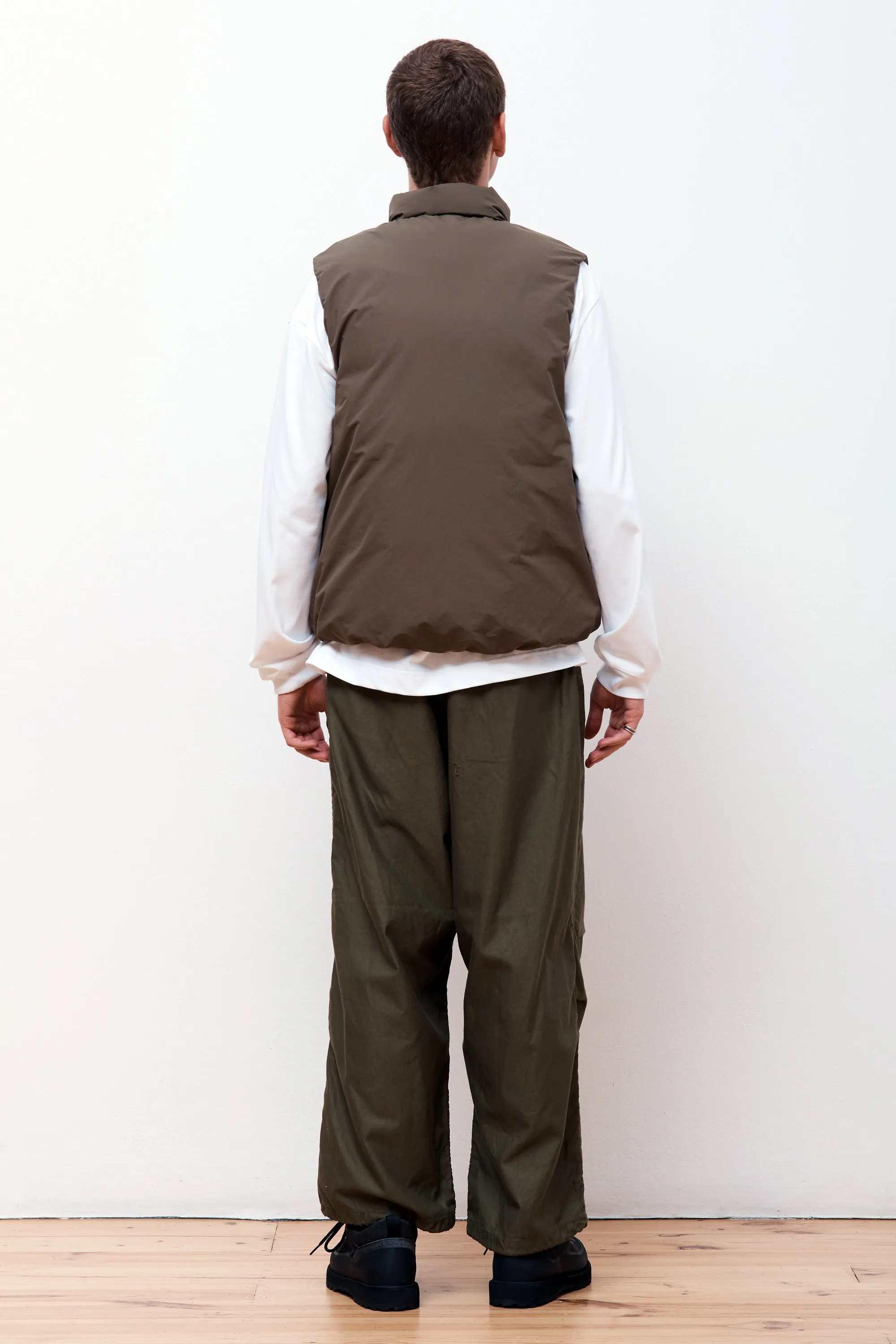 Matte Down Vest Olive