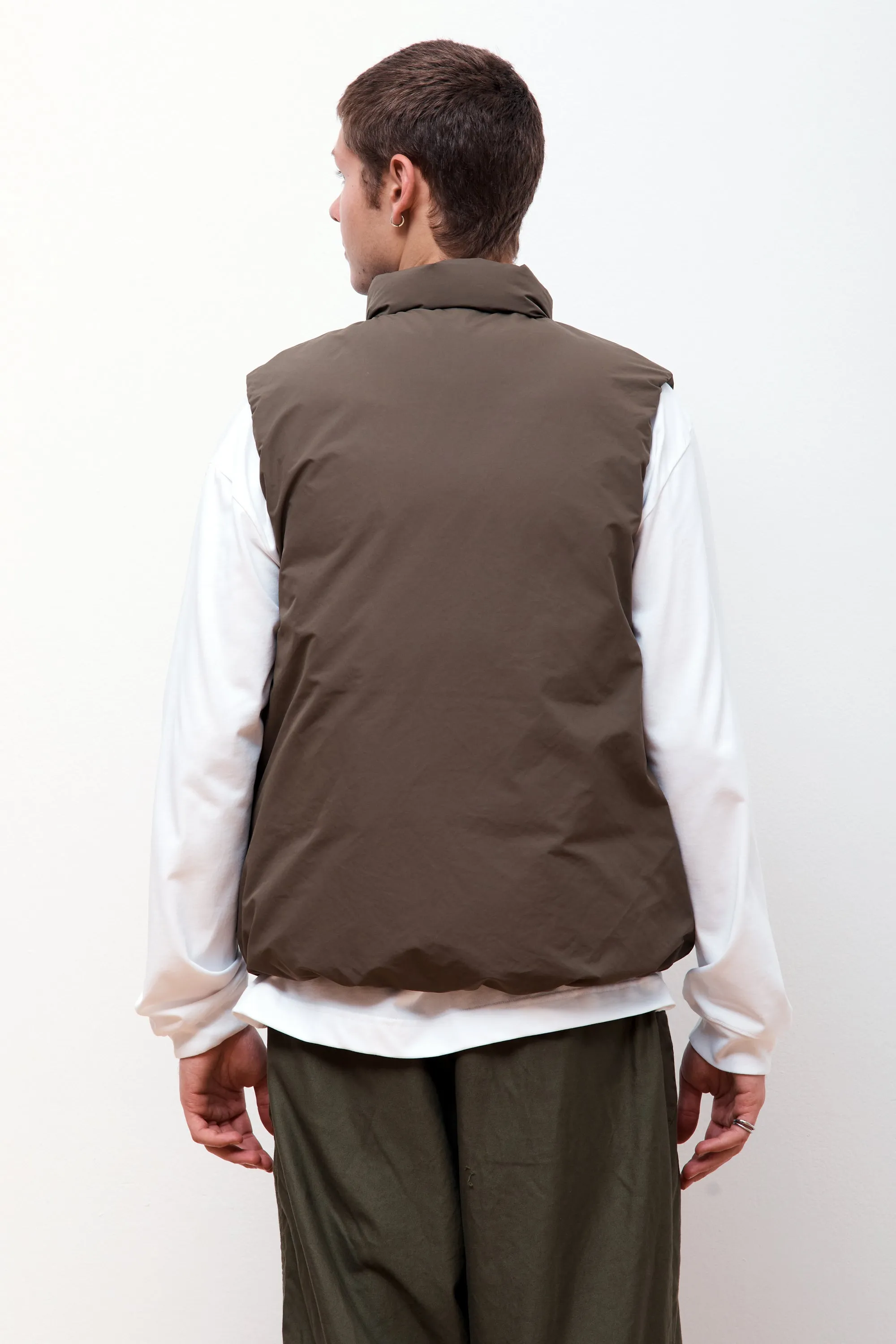 Matte Down Vest Olive