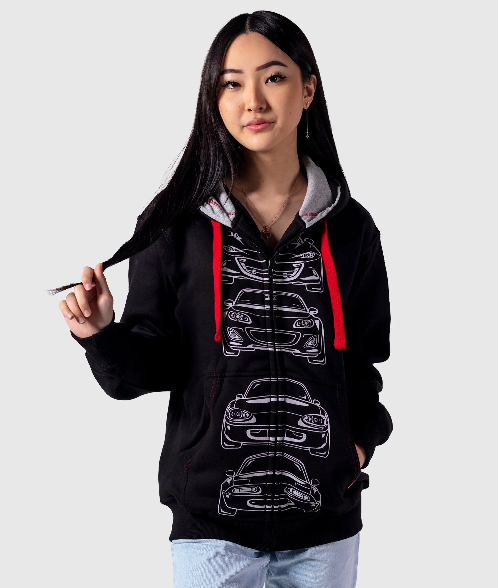 Mazda MX-5 Miata Roadster Womens Hoodie