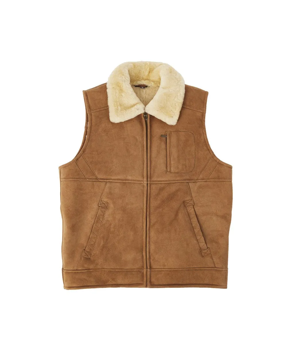 Men's Double Face Sheepskin Vest