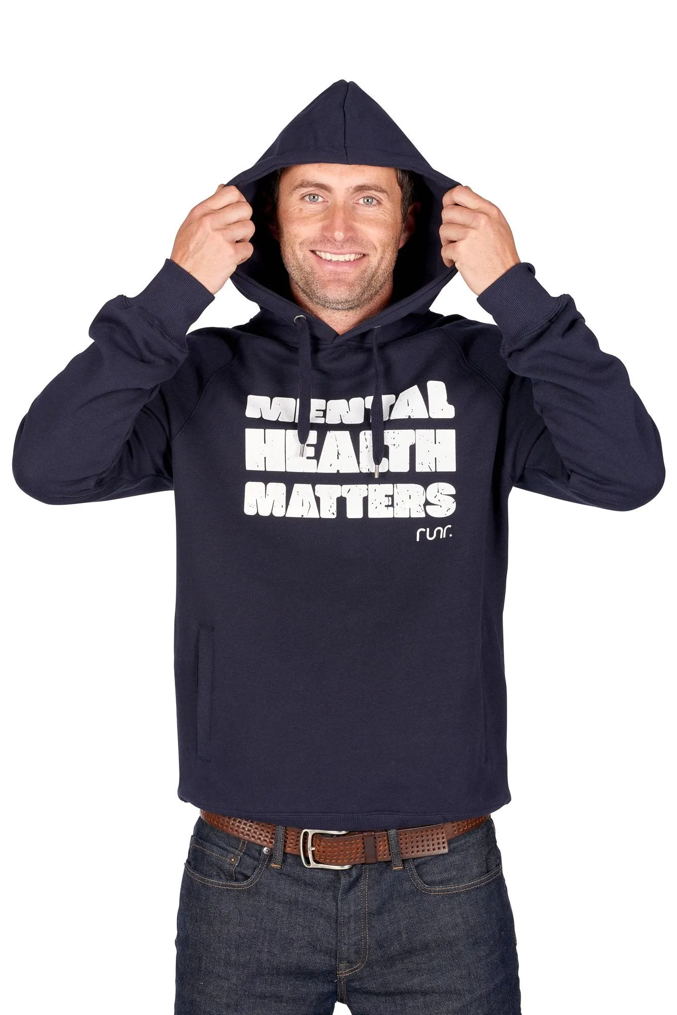 Men's Mental Health Matters Hoodie - Navy