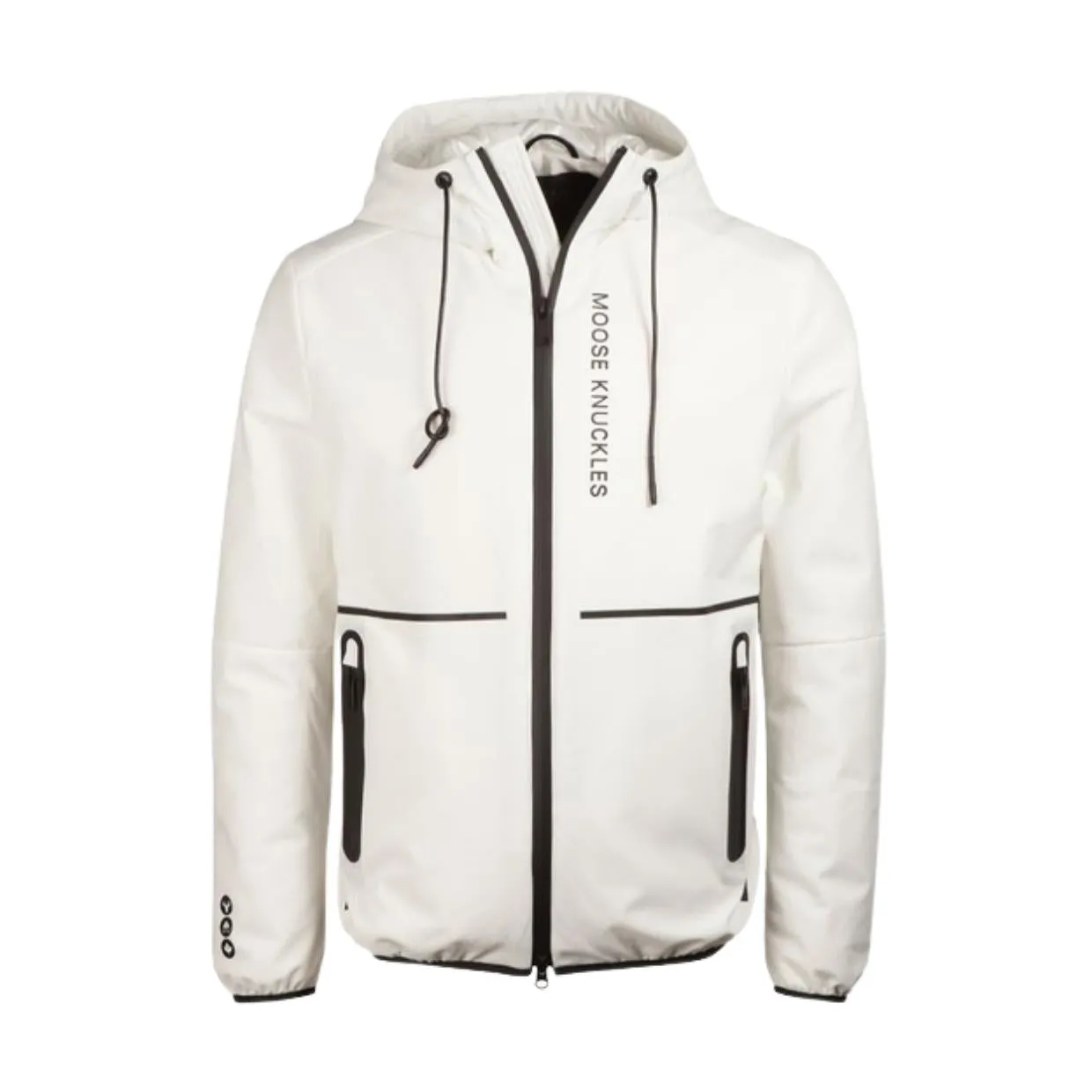 Moose Knuckles White Grayton Jacket