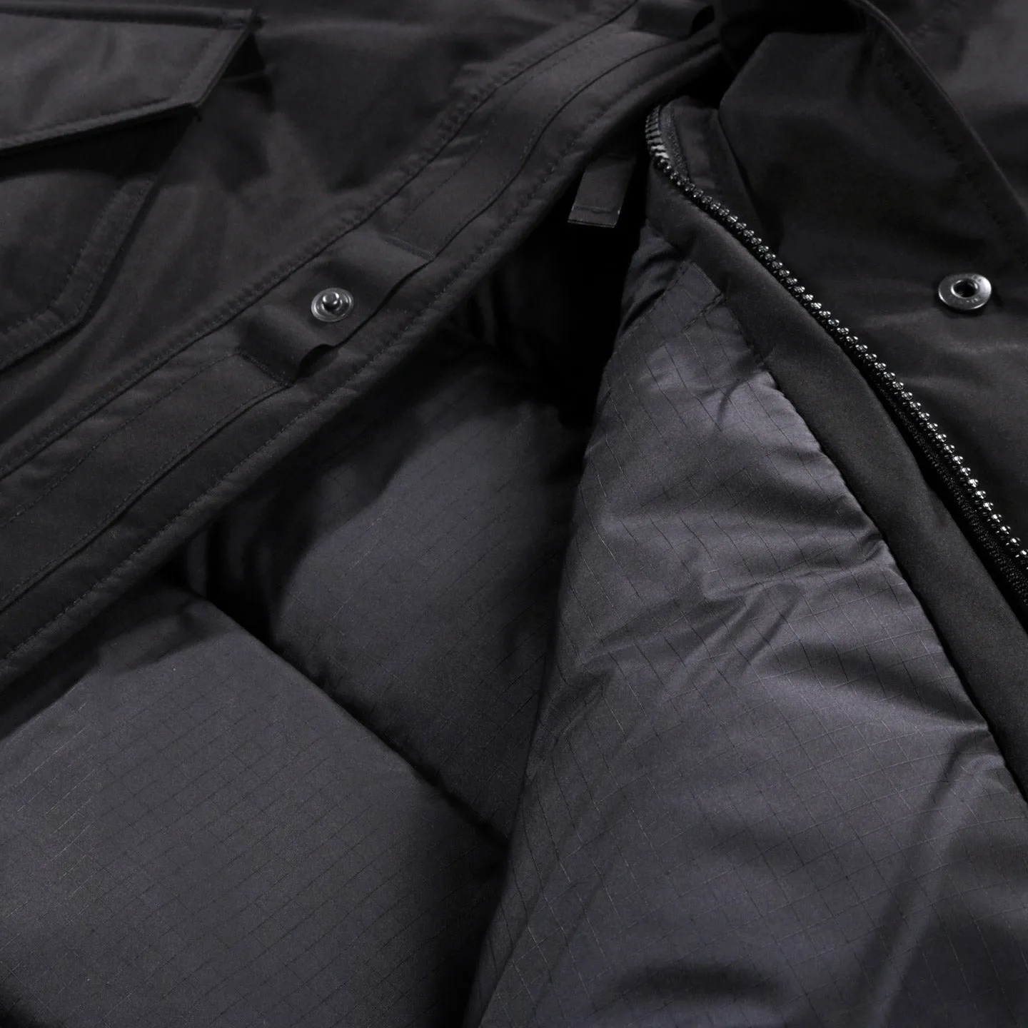 NANAMICA GORE-TEX DOWN COAT BLACK