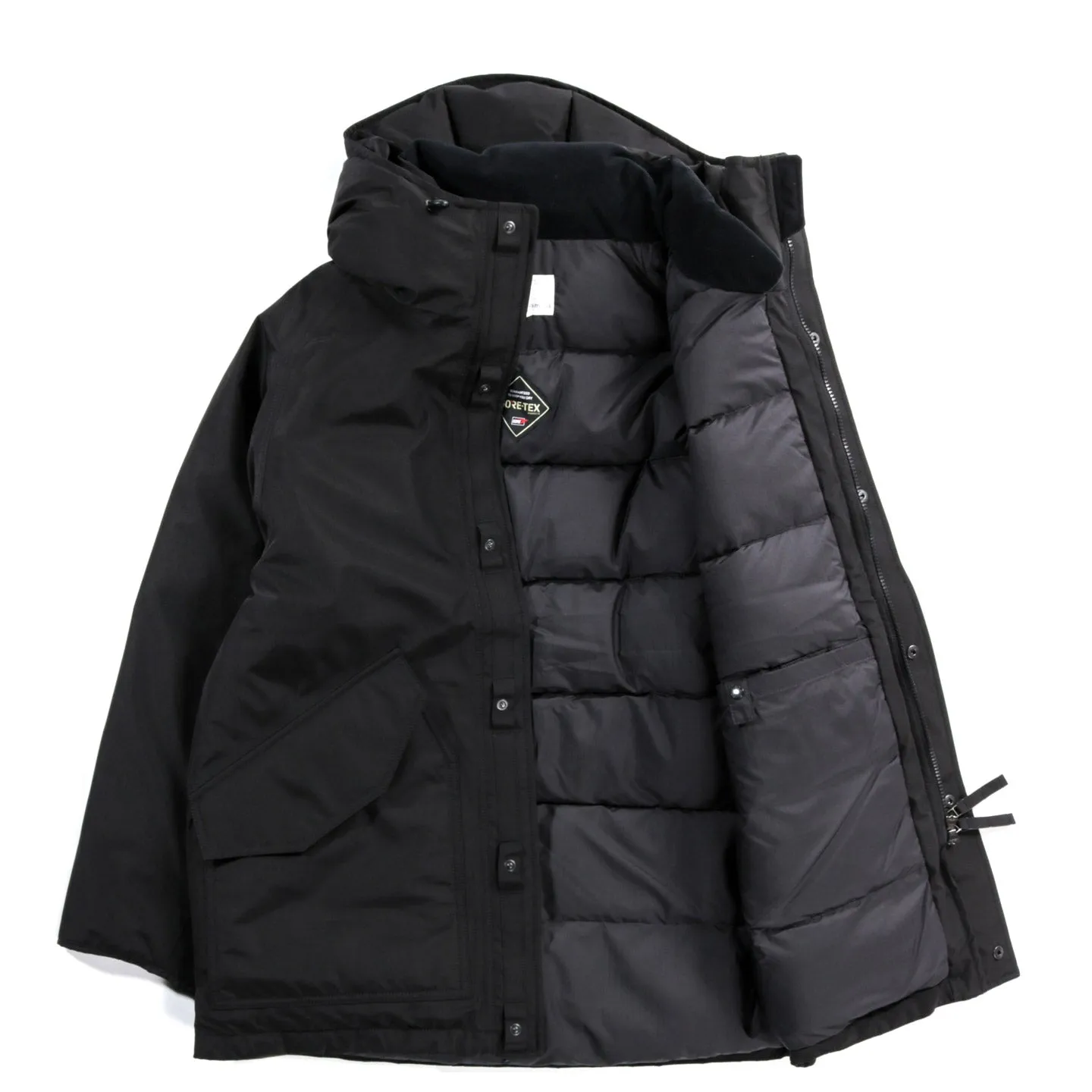 NANAMICA GORE-TEX DOWN COAT BLACK