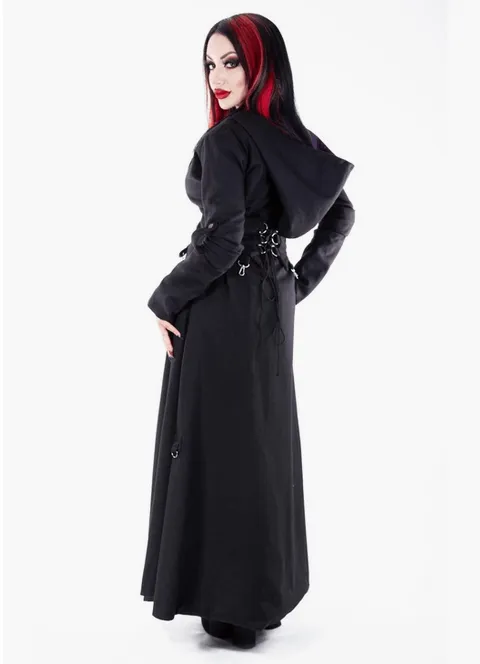 Necessary Evil Purple Lined Selene Coat