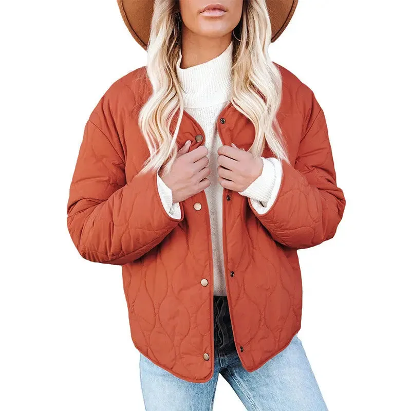 New Style Casual Jackets On Both Sides To Keep Warm Cotton-padded Clothes Women