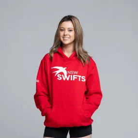 NSW Swifts Puff Print Red Hoodie