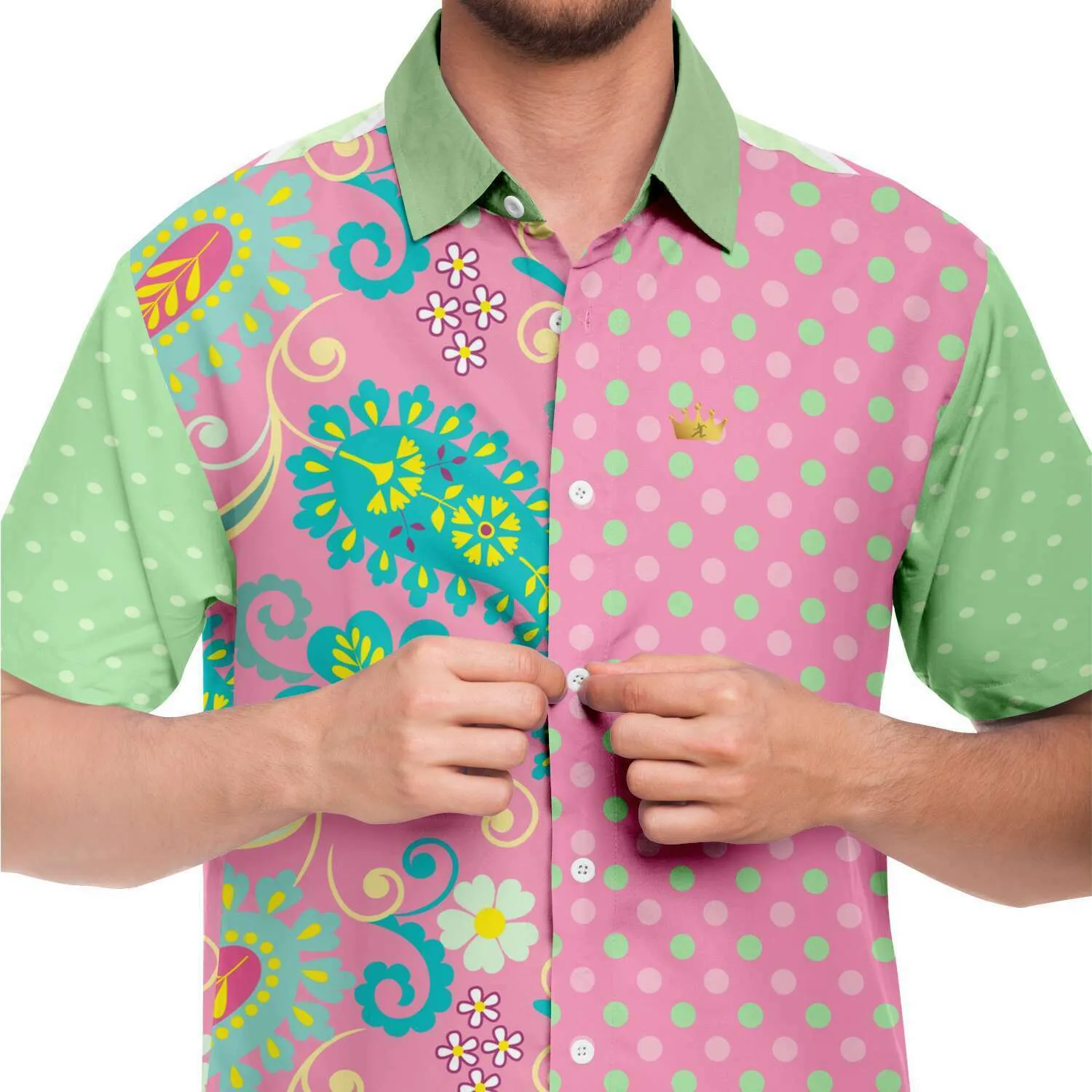 Paisley Park Short Sleeve Button Down Shirt