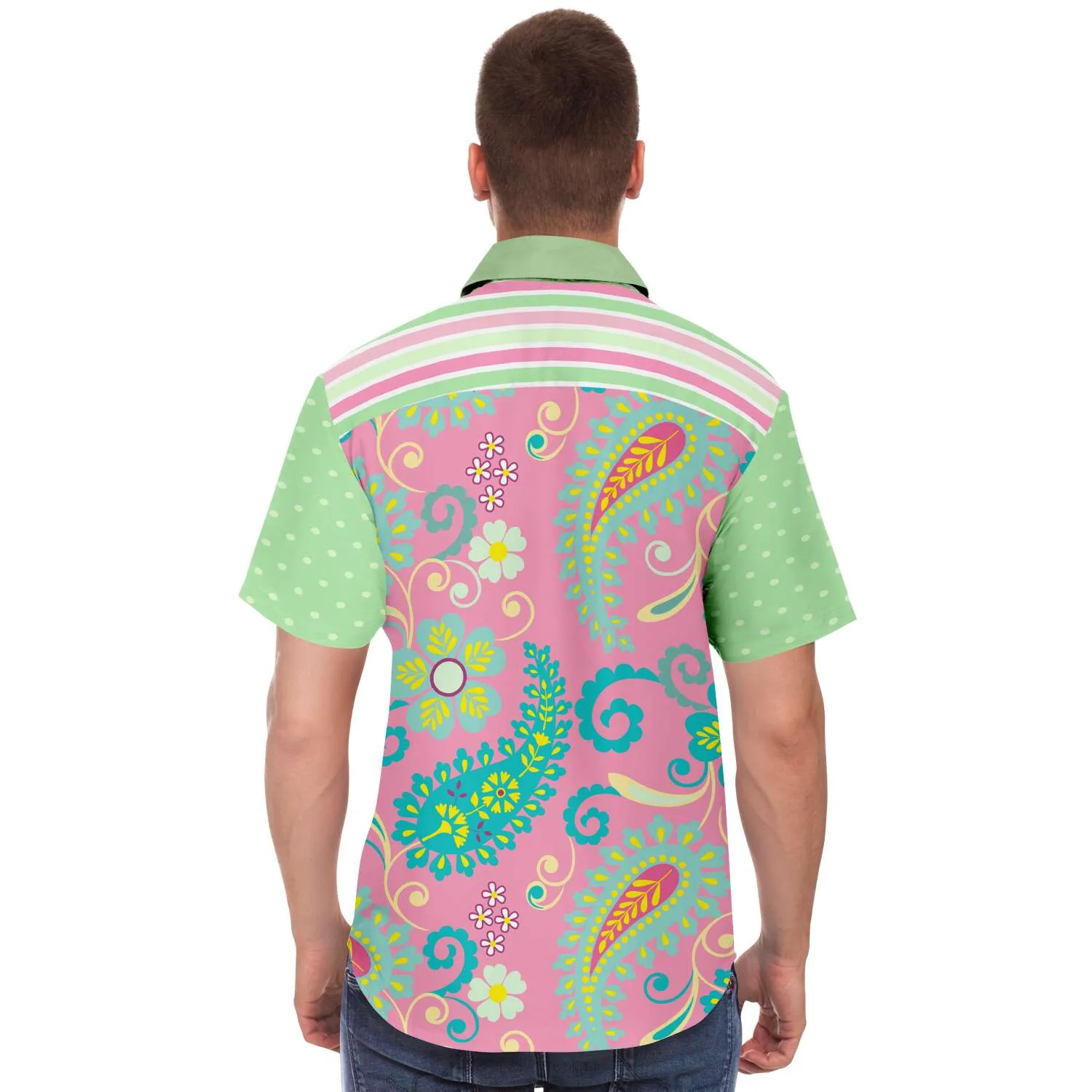 Paisley Park Short Sleeve Button Down Shirt