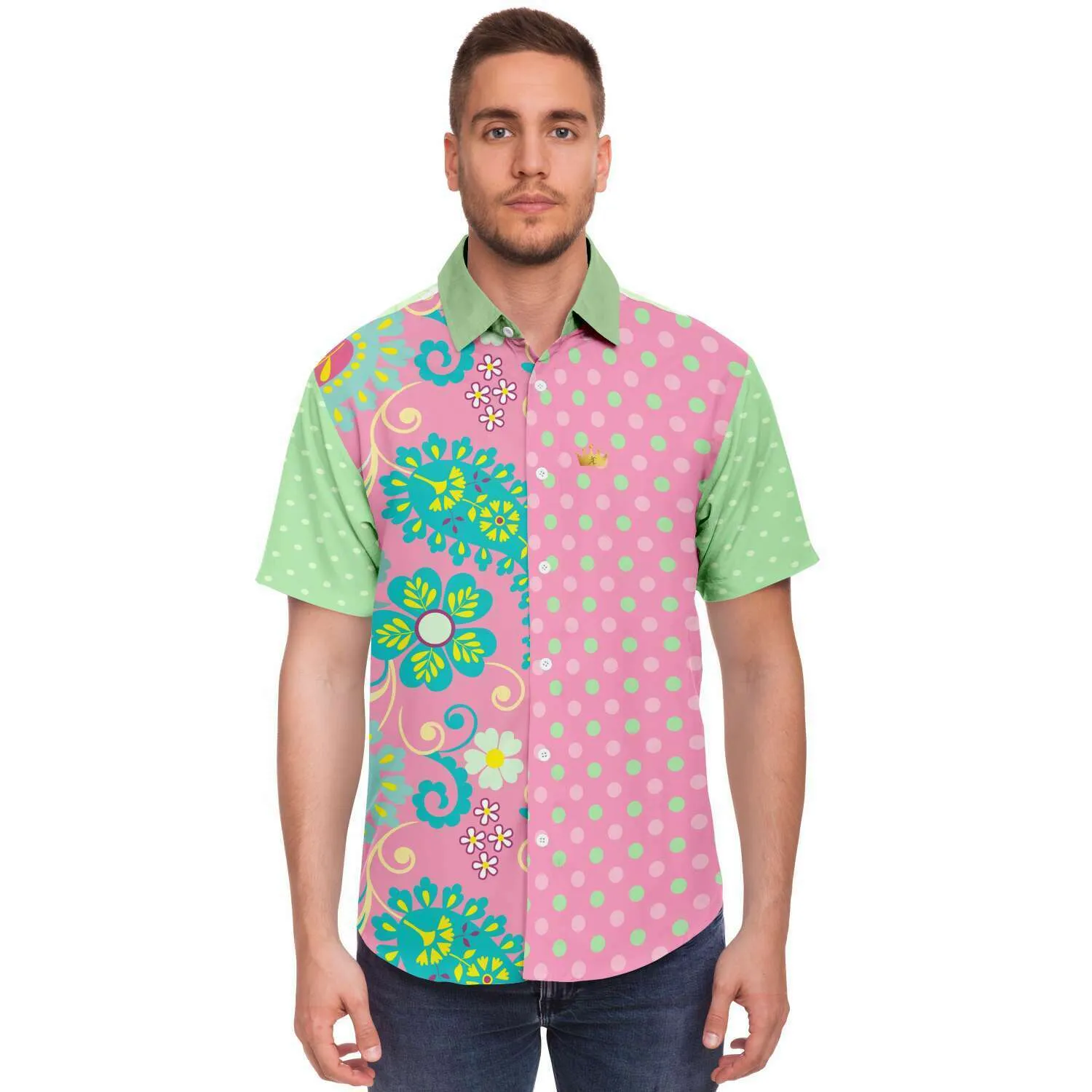 Paisley Park Short Sleeve Button Down Shirt