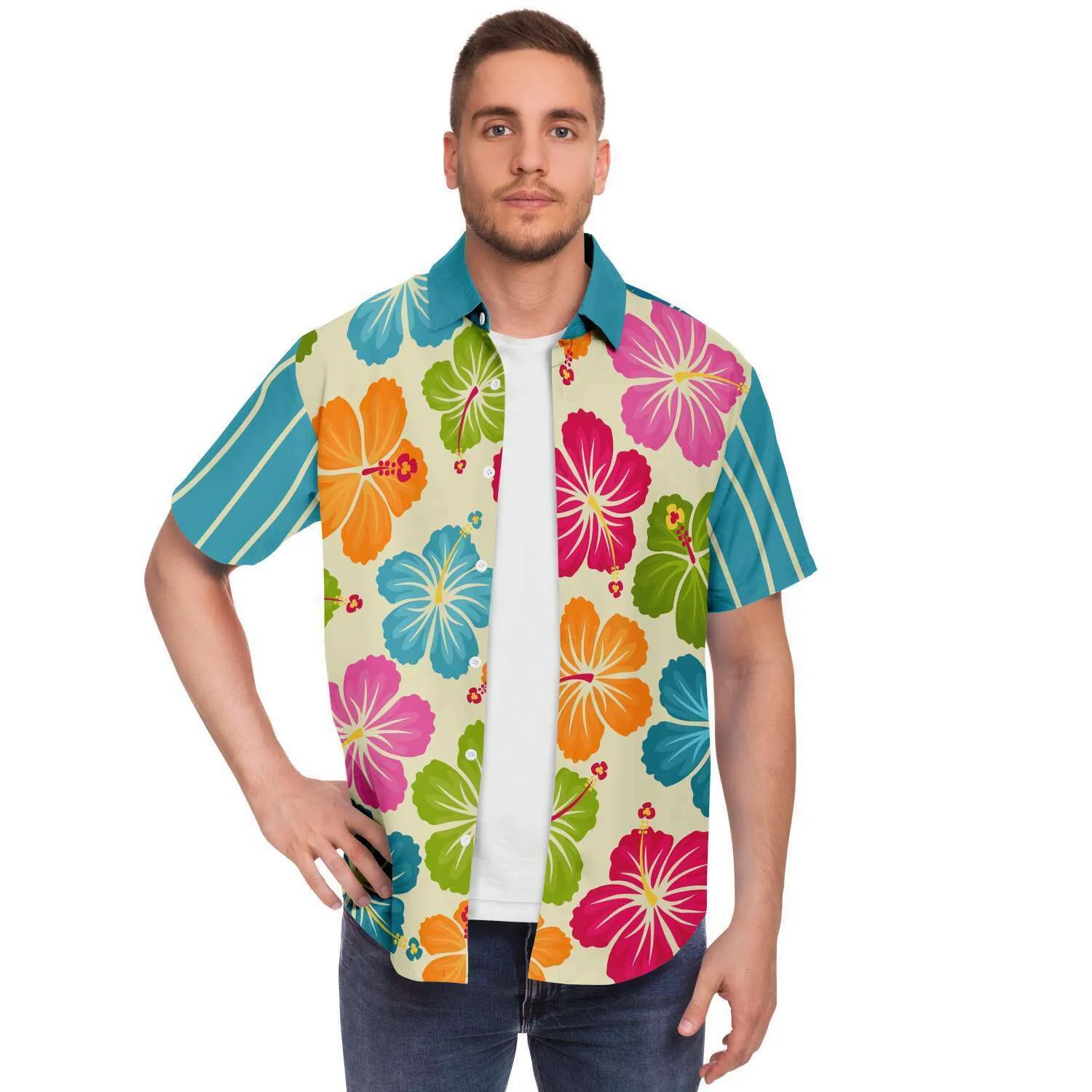 Paradise Road Short Sleeve Button Down Shirt