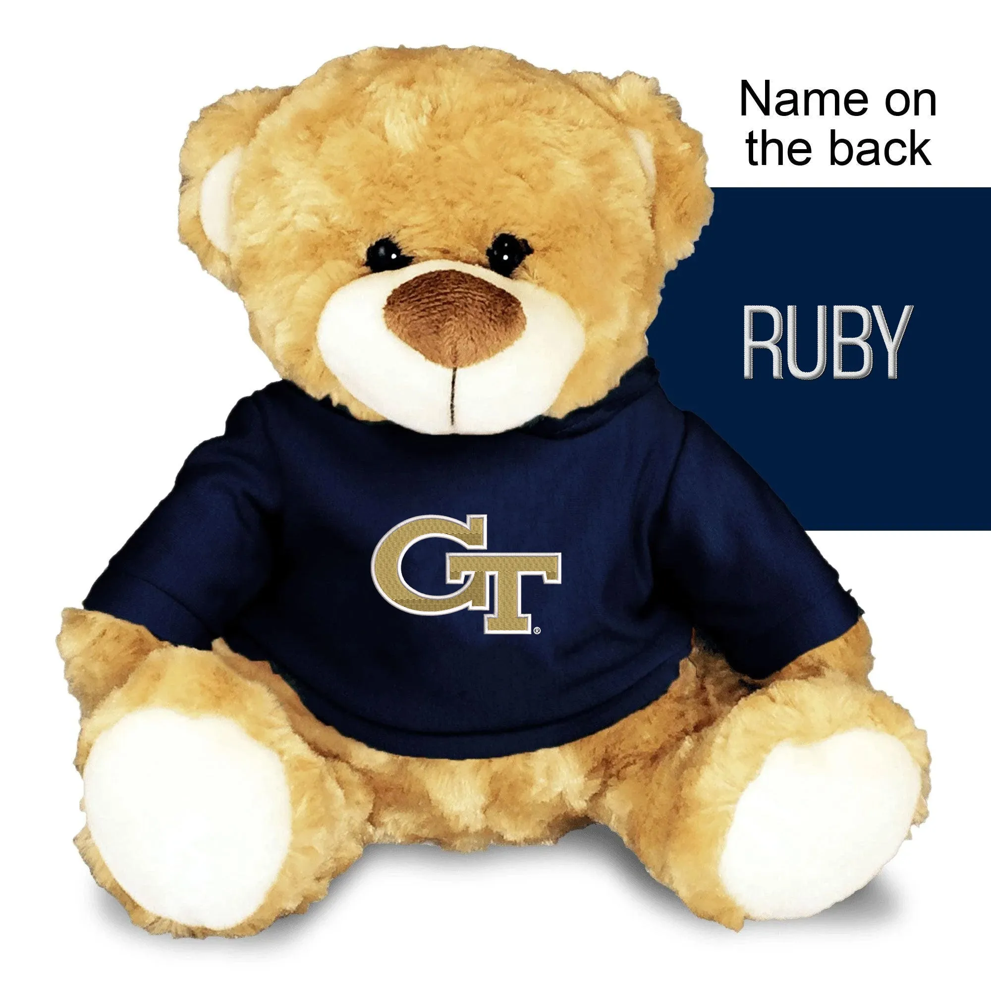 Personalized Georgia Tech Yellow Jackets 10" Plush Bear