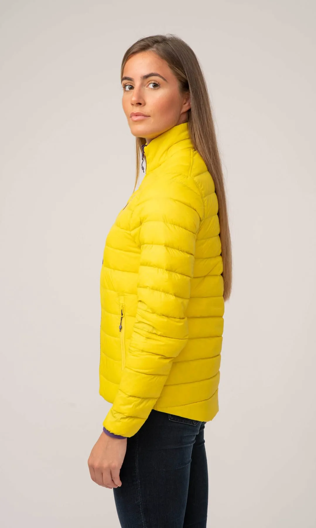 Polar II Womens Down Jacket - Yellow Grape