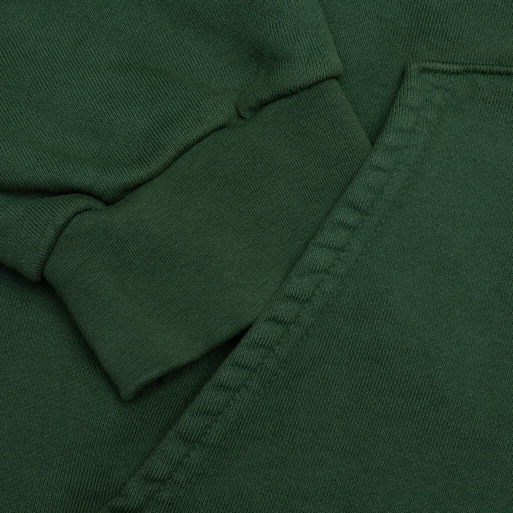 Puffed Hoodie - Dark Green