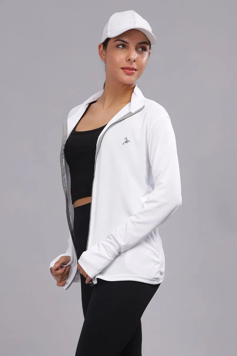 Pure White - Women's Sunblock Jacket