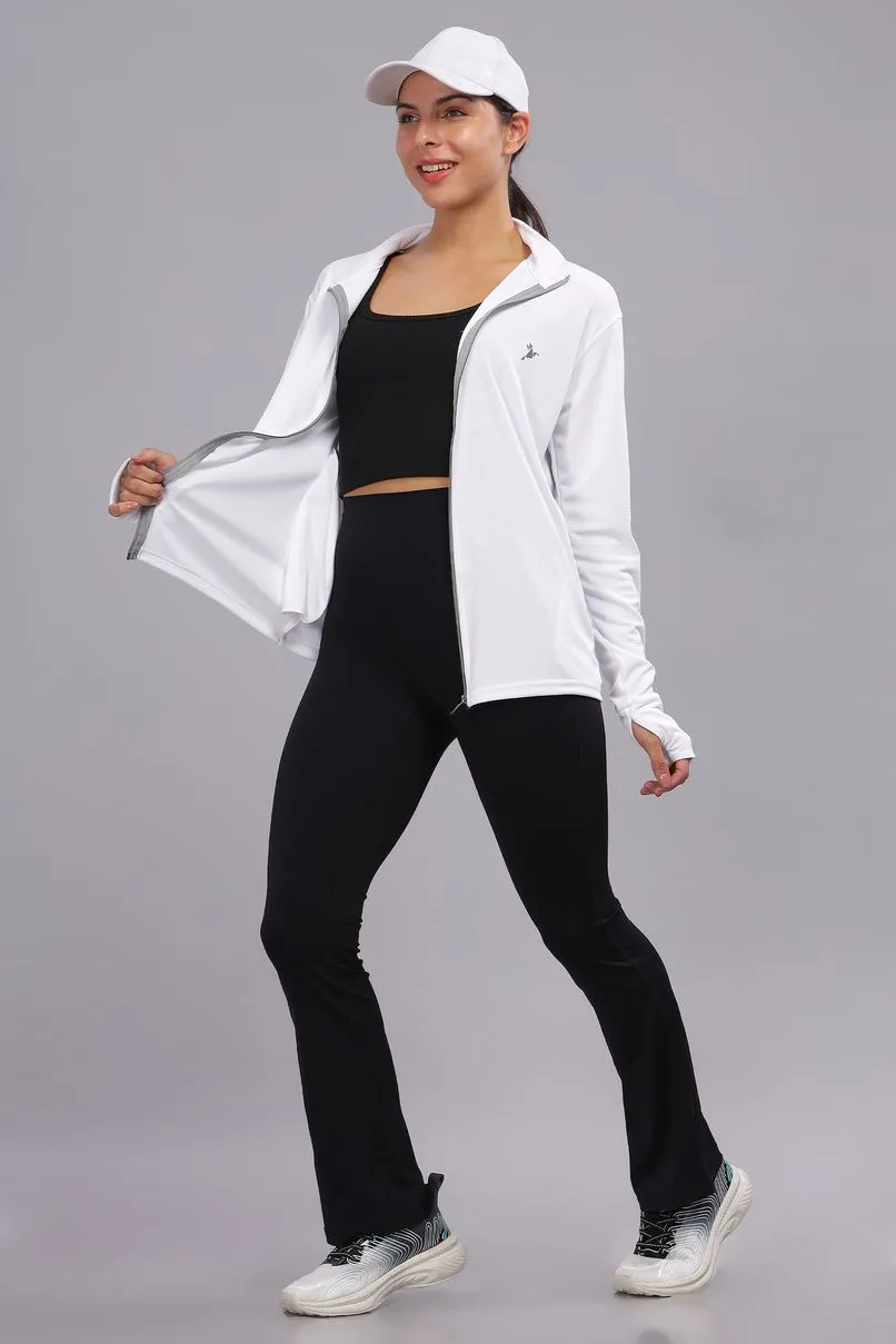 Pure White - Women's Sunblock Jacket