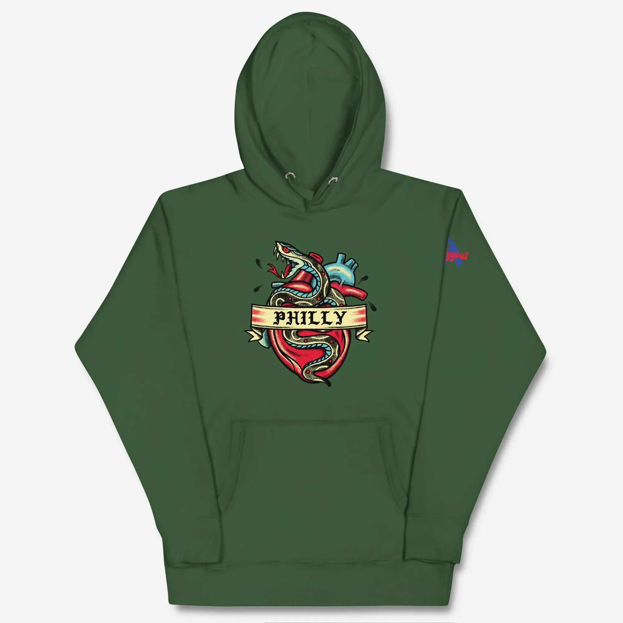 "Philly Snake Tattoo" Hoodie