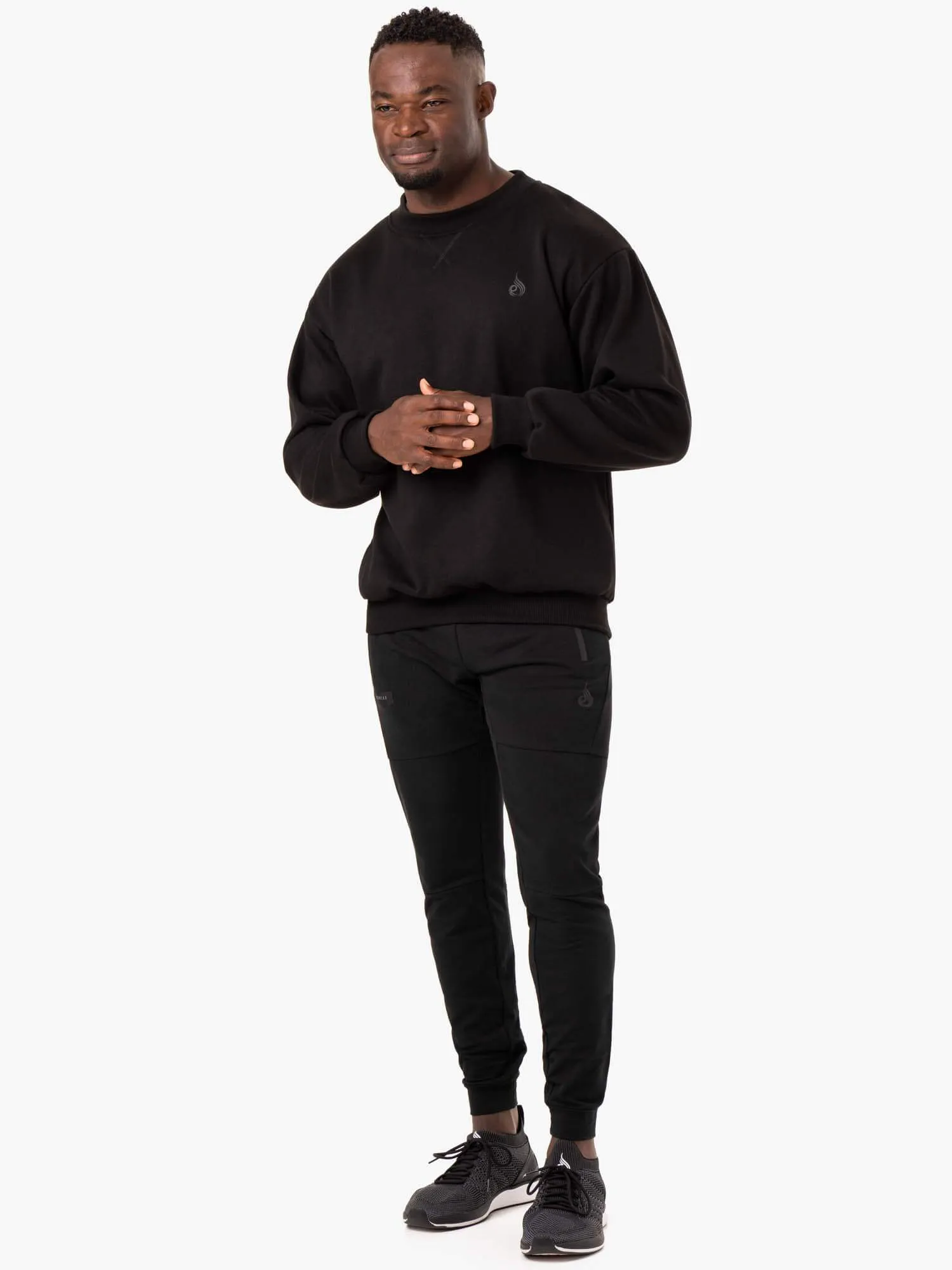 Reset Fleece Crew Neck - Black