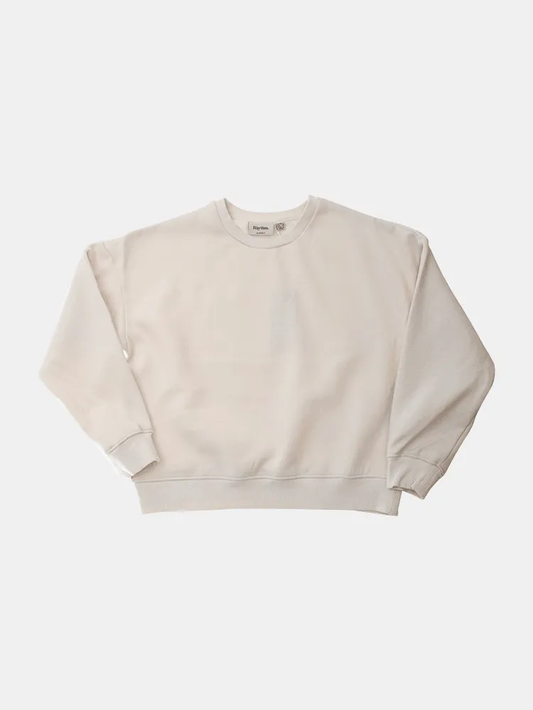 Rhythm Classic Crew Neck Fleece - Vintage White