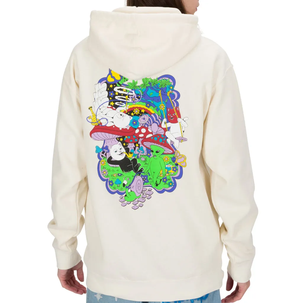 RIPNDIP RABBIT HOLE HOODIE-BONE