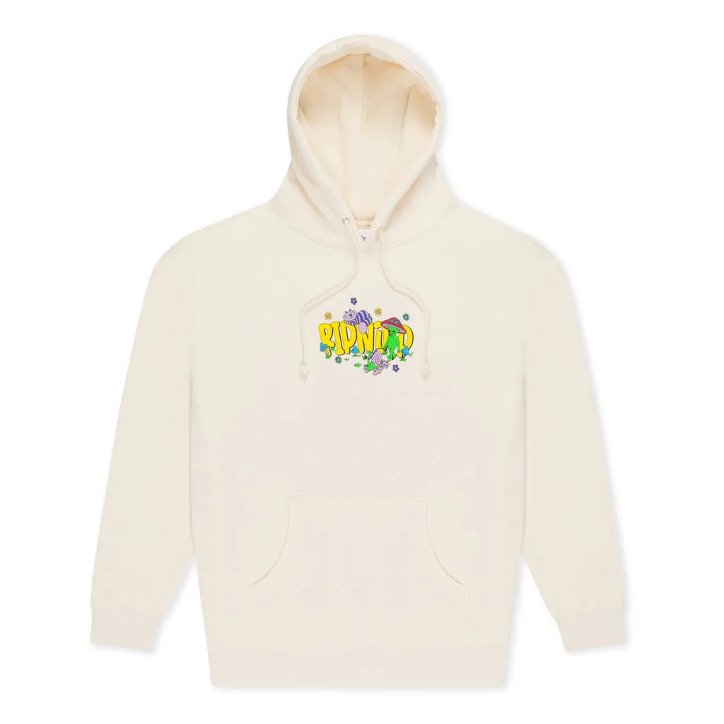 RIPNDIP RABBIT HOLE HOODIE-BONE