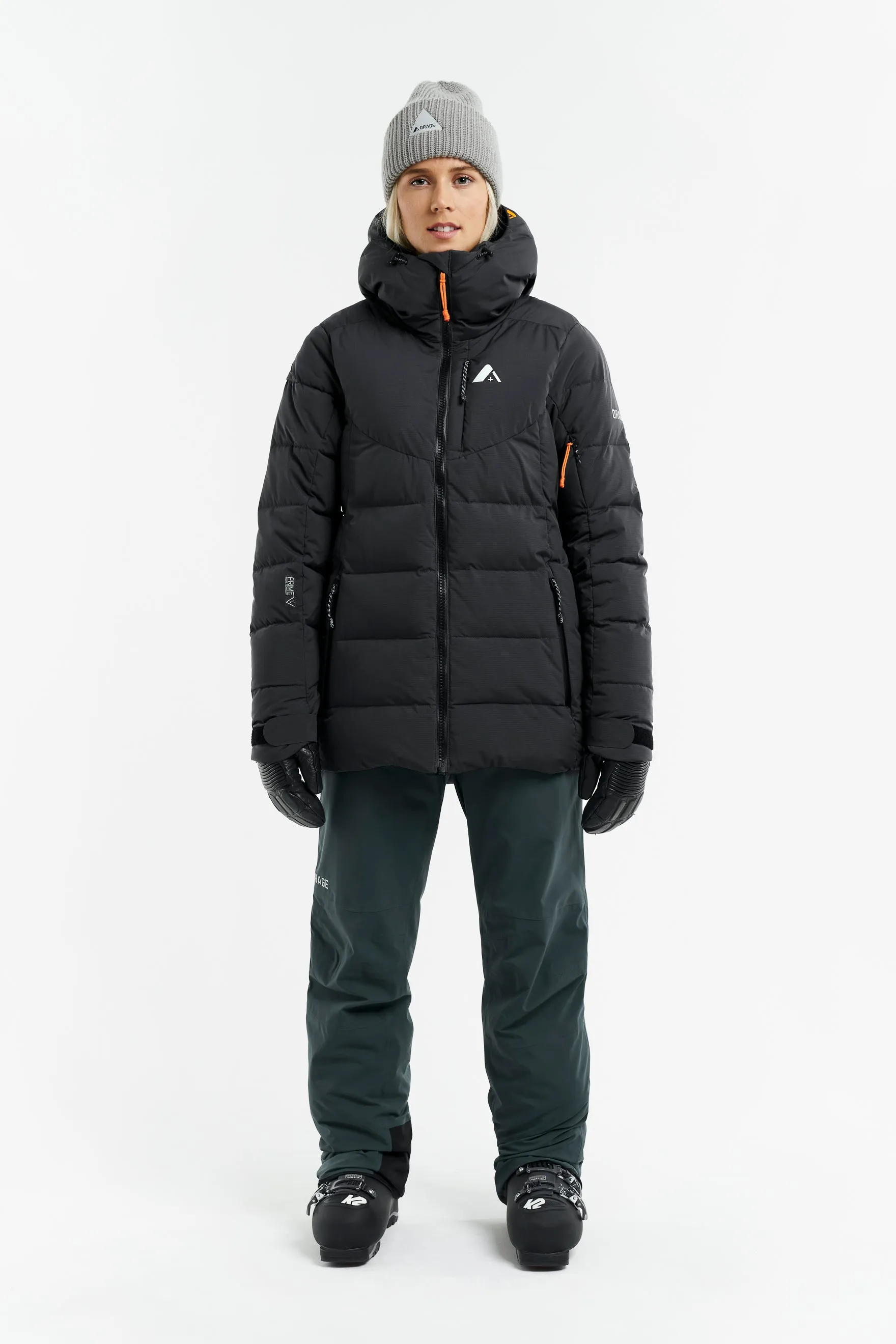 Riya Synthetic Down Jacket-Black