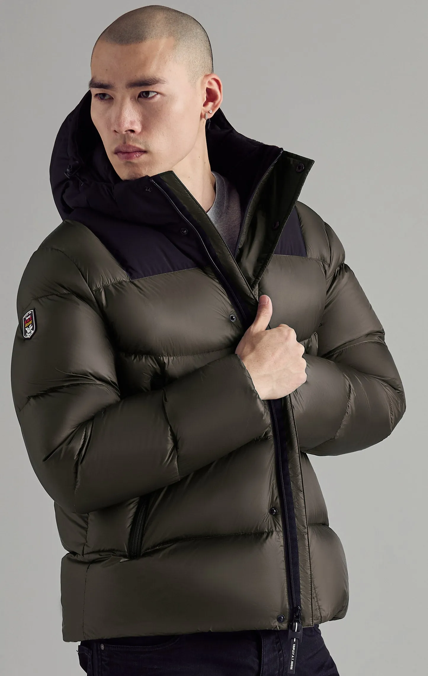 Rockhopper Men's Two-Tone Puffer Down Jacket