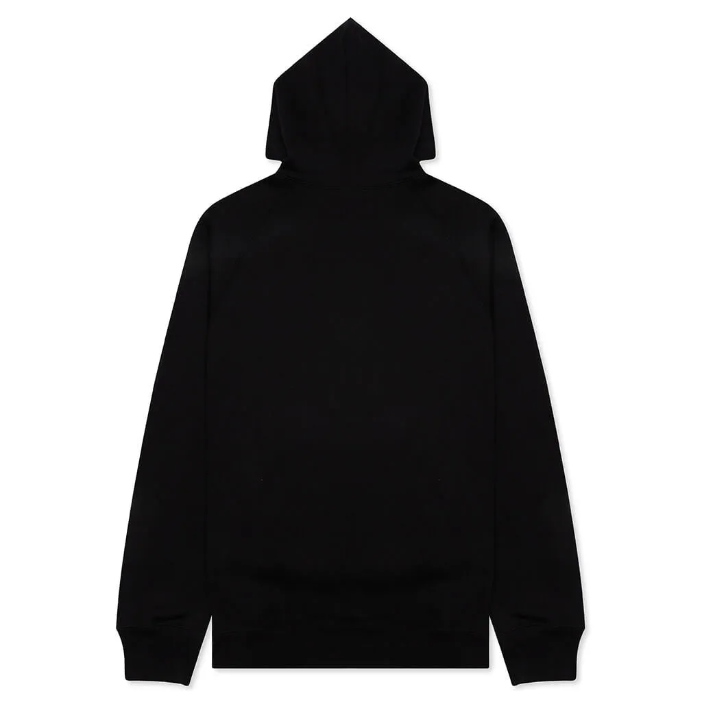 Sacai x Kaws Flock Print Hoodie - Black/Green