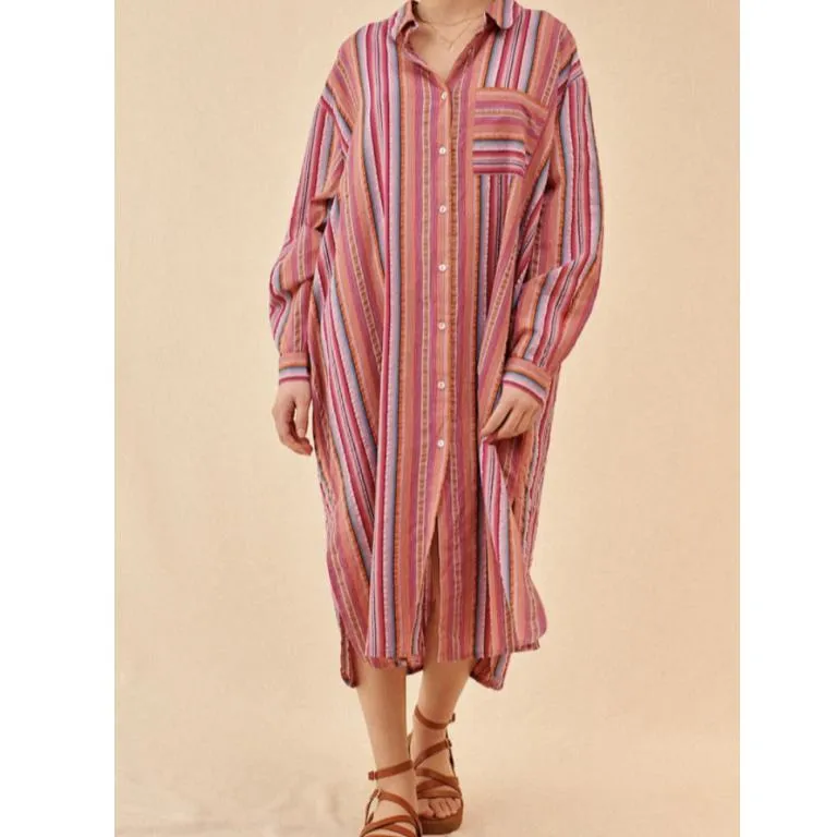 Salvador Shirt Dress ? Striped