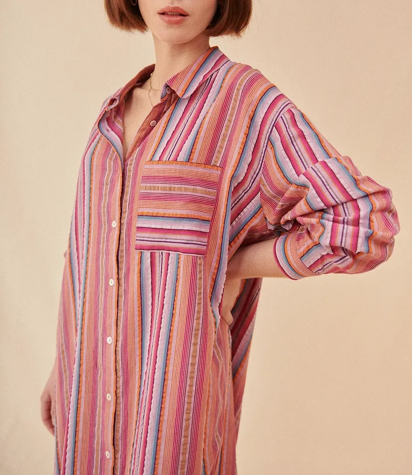 Salvador Shirt Dress ? Striped