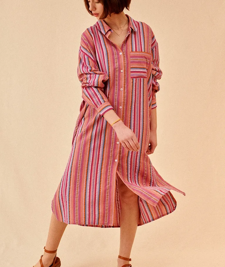 Salvador Shirt Dress ? Striped